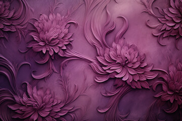 Wall Mural - vintage floral material