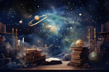 Wall Mural - universe concept background