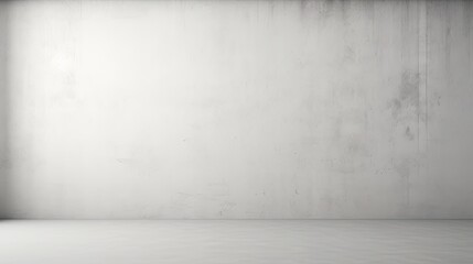 Aufkleber - Blank white concrete wall Minimalistic backdrop for presentations and web design Ample text space