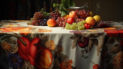 Aufkleber - cloth for table