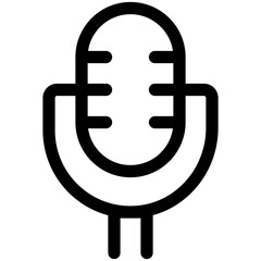 Canvas Print - microphone icon