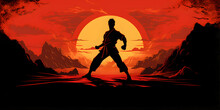 Karate Martial Art Sport Background