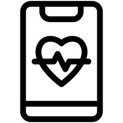 Canvas Print - medical app icon