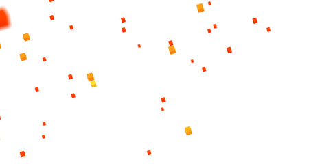 Poster - abstract lines with dots over dark background.