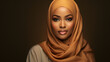 Portrait of beautiful woman in hijab