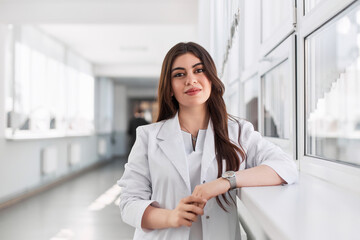 Portrait of a beautiful young female doctor