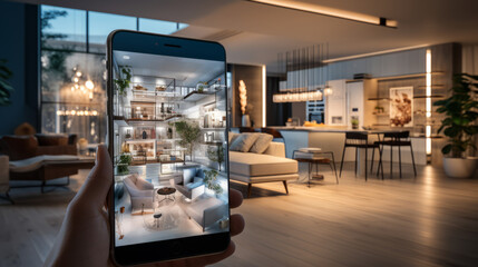 Smart home technology refers to the concept of a virtual interface that can be used to manage and operate a wide range of systems and devices within a household