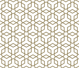 Sticker - Seamless geometric pattern with a modern style