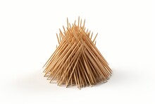 Toothpicks isolated on a white background