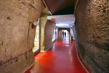 Wall Mural - Bourbon tunnel in Naples, Campania, Italy