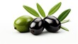 Close-up of black olives. ripe organic fruits. raw materials for olive oil.
