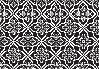 Wall Mural - 	
Vector seamless decorative geometric shapes pattern background	