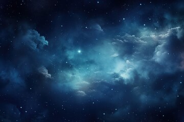 Canvas Print - Mesmerizing galaxy starscape with luminous constellations and nebulas.