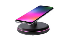 Sleek Wireless Charger Stand Transparent PNG