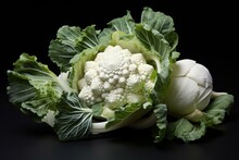 White Cruciferous Vegetable. Generative AI