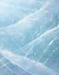Ice texture, cracked and scratched frosted surface, abstract winter season background