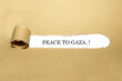 Peace to gaza