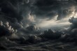 Black Clouds Background, Clouds Background, Generative Ai