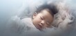 Asian baby boy lying in soft fabrics .Child health tragedy. Concept of neonatal mortality and stillbirth. Loss, funerals, pediatric bereavement. Awareness. Infant funeral. Family tragedy.