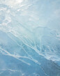 © mozZz - Ice texture, cracked and scratched frosted surface, abstract winter season background