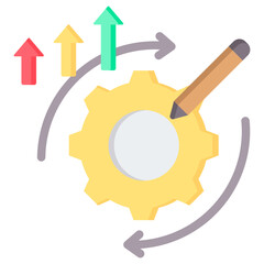 Poster - Development Flat Icon