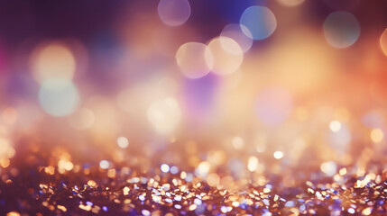 Wall Mural - beautiful defocused holiday background with glitter