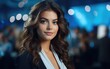 © piai - A beautiful woman on a business conference