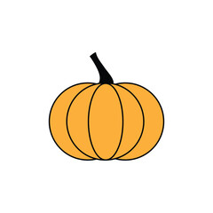 Sticker - pumkin logo icon