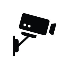 Sticker - Surveillance camera vector icon