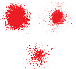 Cartoon Explosion, Cartoon dynamite or bomb explosion, fire set. Boom clouds and smoke elements for ui game design. Dangerous explosive detonation, atomic comics detonators for mobile animation, isola