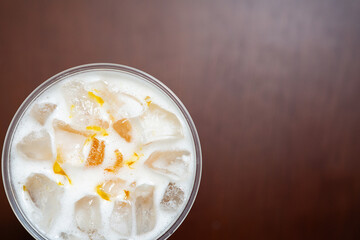 Poster - Iced latte in a cup