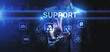 © WrightStudio - Support Customer service satisfaction business technology concept.