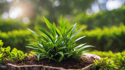 Green tea bud and fresh leaves. medicine plant wallpaper