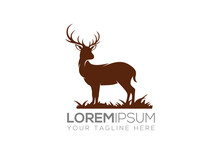 Animal Logo, Wild, Deer Logo, Deer, Buck Logo, Jumping Deer, Zoo, Park, Goat, Angry Deer, Buck, 