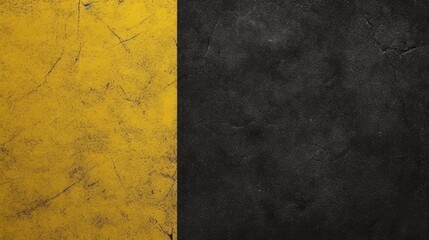 Wall Mural - vintage, grungy background with textured yellow and black splash. artistic brush strokes, ink splatt
