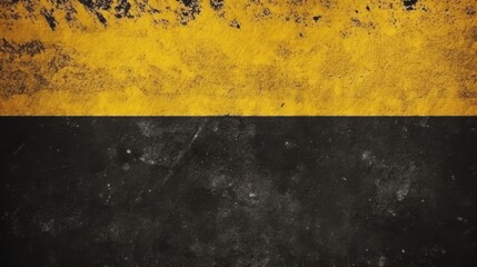 Wall Mural - vintage, grungy background with textured yellow and black splash. artistic brush strokes, ink splatt