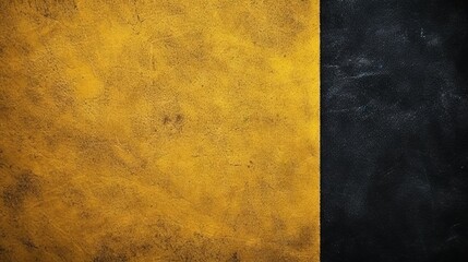 Wall Mural - vintage, grungy background with textured yellow and black splash. artistic brush strokes, ink splatt