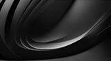 Fototapeta Do przedpokoju - Black background images. High resolution black background. Abstract Black Curve Background. Abstract dark shapes background design. Dark Aesthetic Backgrounds