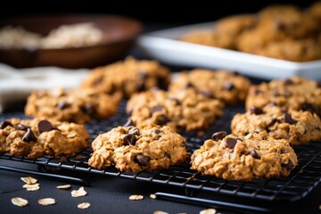 Poster - freshly baked cookies on a cooling rack