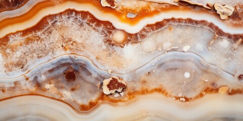Wall Mural - vibrant, abstract design with fluid-like pattern. reminiscent of agate and geode formations, featuri