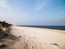 Baltic Sea Coast At Sunny Day.