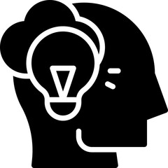 Wall Mural - Brain idea icon