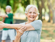 © Lumos sp - woman senior exercise fitness sport healthy outdoor female active fit mature elderly health training  old retirement caucasian nature adult wellness workout activity