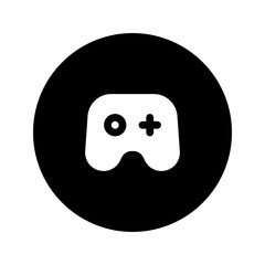 Sticker - game circular glyph icon