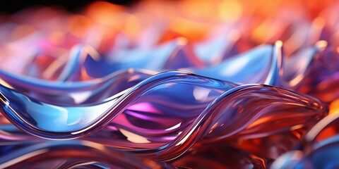 Wall Mural - Abstract and Colorful Glass Background