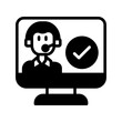 © Vectors - Call Center Icon in vector. illustration