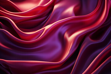 Aufkleber - Oil marble trendy dynamic art with glowing effect. Wavy fluid modern deluxe background. Passion lovely banner. 