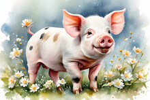 A Pig With Flowers, Generative AI