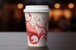 A convenient and user-friendly coffee cup design. Generative AI