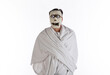 © serikbaib - funny man in a mummy costume